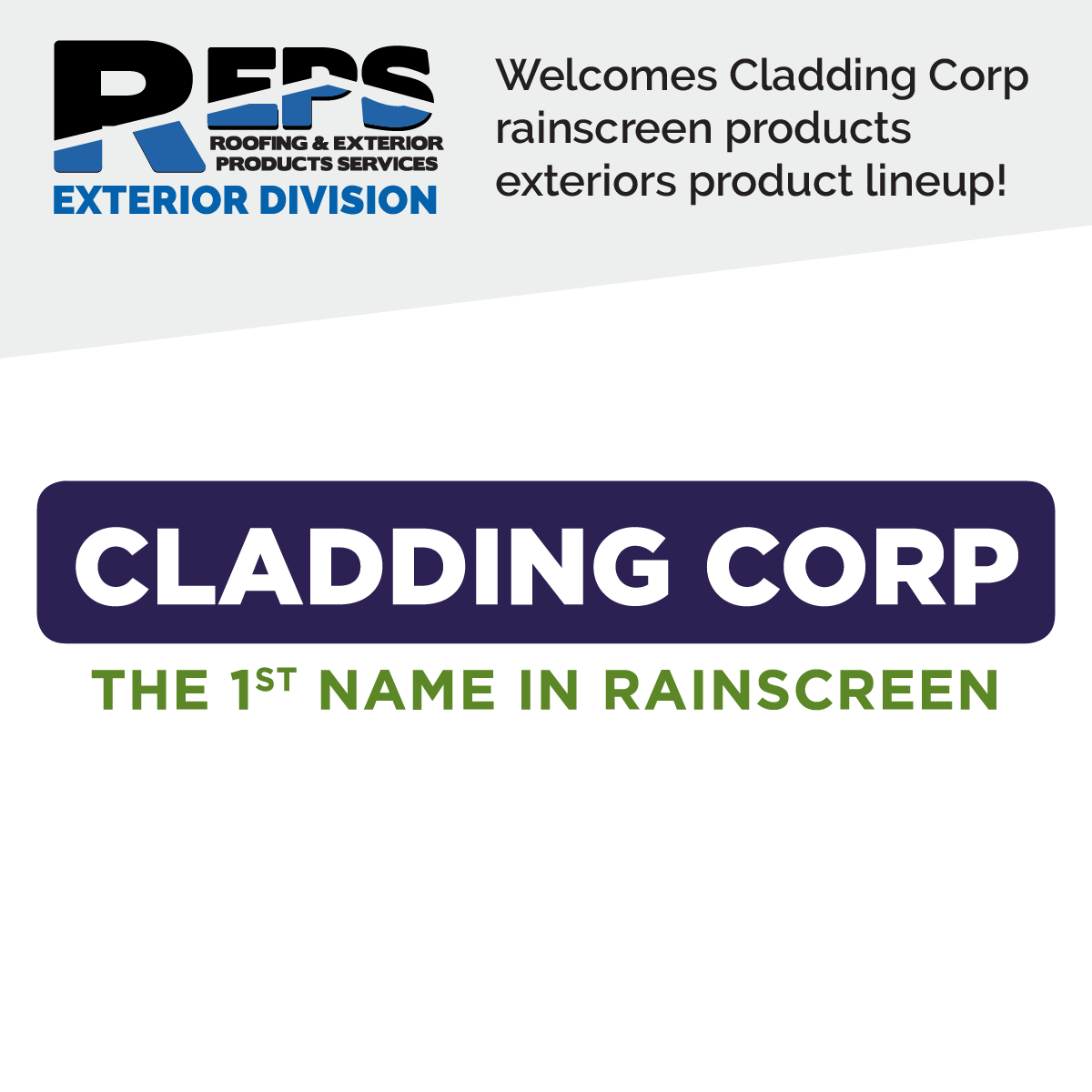 REPS Welcomes Cladding Corp