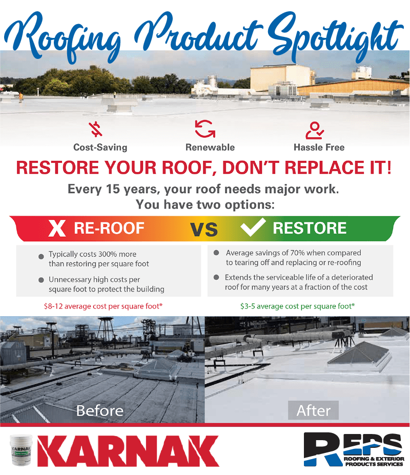 Karnak Roof Replace vs Restore