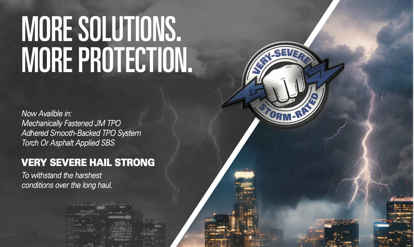 JM Very Sever Hail Rated Roof