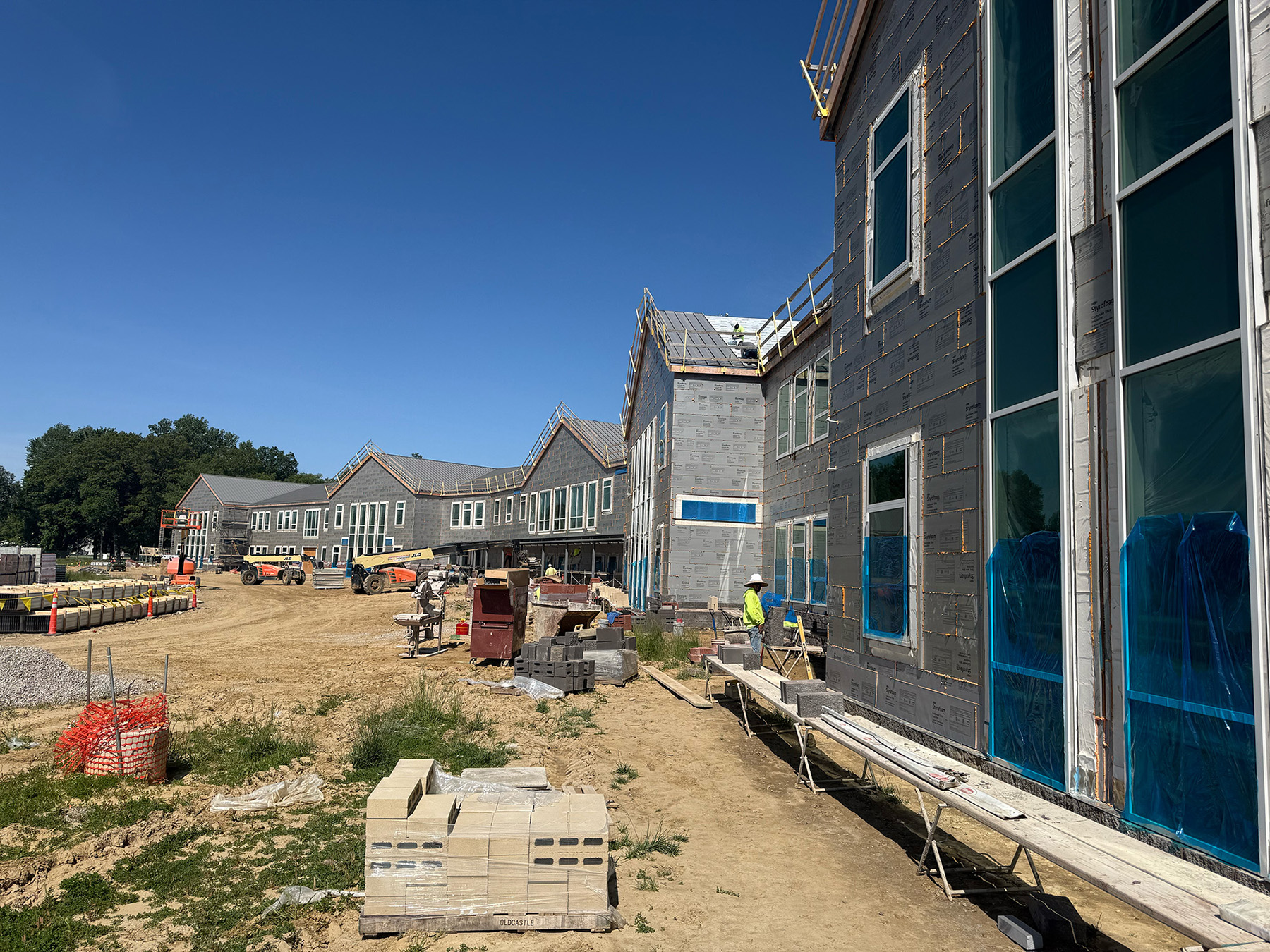 Margaretta School DuPont Cavitymate Insulation