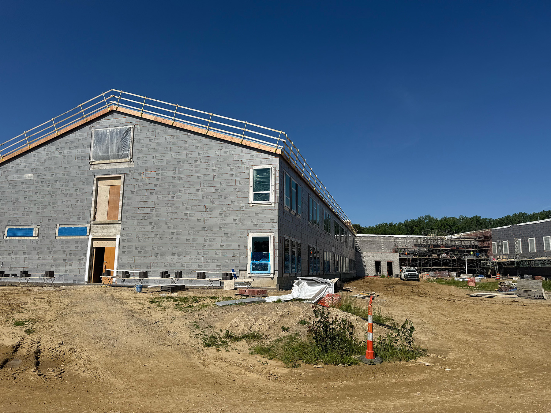 Margaretta School DuPont Cavitymate Insulation